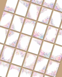 Floral Marble Swirls Notepad Collection – Image 2