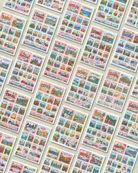 Kawaii Travel Stamps Collection – Image 2