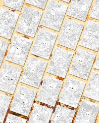 Little Ghostie’s Cozy Halloween Coloring Book – Image 2