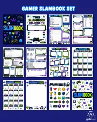 Gamer Themed Slambook Collection – Image 1