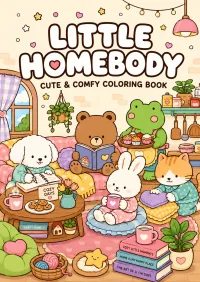 

Cozy Coloring Book Bundle – Image 2