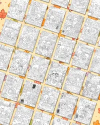 Cozy Autumn Club Coloring Book – Image 2