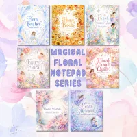 Magical Floral Series Notepad Bundle – Image 1