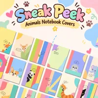 Sneak Peek Animals Notebook Covers Collection – Image 1