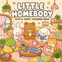Little Homebody Coloring Book – Image 1