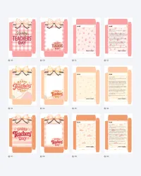 Teachers’ Day Gift Box Template Collection – Image 7