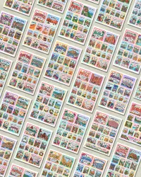 Kawaii Travel Stamps Collection – Image 5