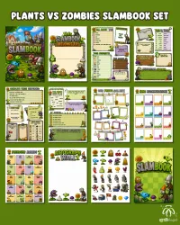 Plants VS Zombies Slambook Collection – commercial use license