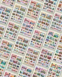 Kawaii Travel Stamps Collection – Image 3