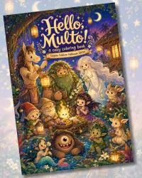 Cozy Halloween Coloring Book Bundle – Image 2