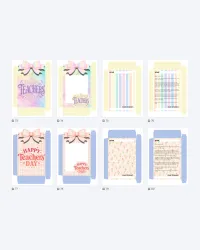 Teachers’ Day Gift Box Template Collection – Image 3