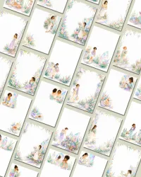 Floral Stained Glass Notepad Collection – Image 2