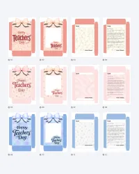 Teachers’ Day Gift Box Template Collection – Image 5