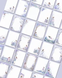 Floral Mermaid Notepad Collection – Image 2