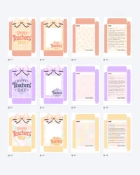 Teachers’ Day Gift Box Template Collection – Image 4