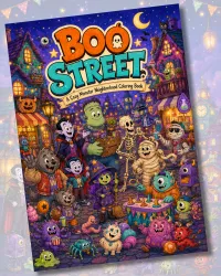 Cozy Halloween Coloring Book Bundle – Image 4