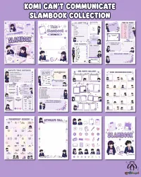 Komi Can't Communicate Slambook Collection – for personal use only