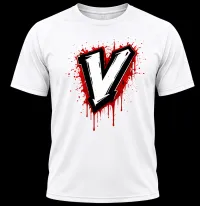 V Signature Tri-Blend Tee - WHITE – Image 1