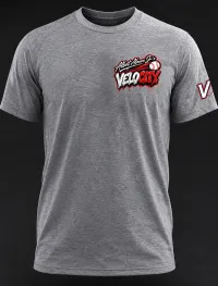 VeloCity Signature Tri-Blend Tee - GREY – Image 1