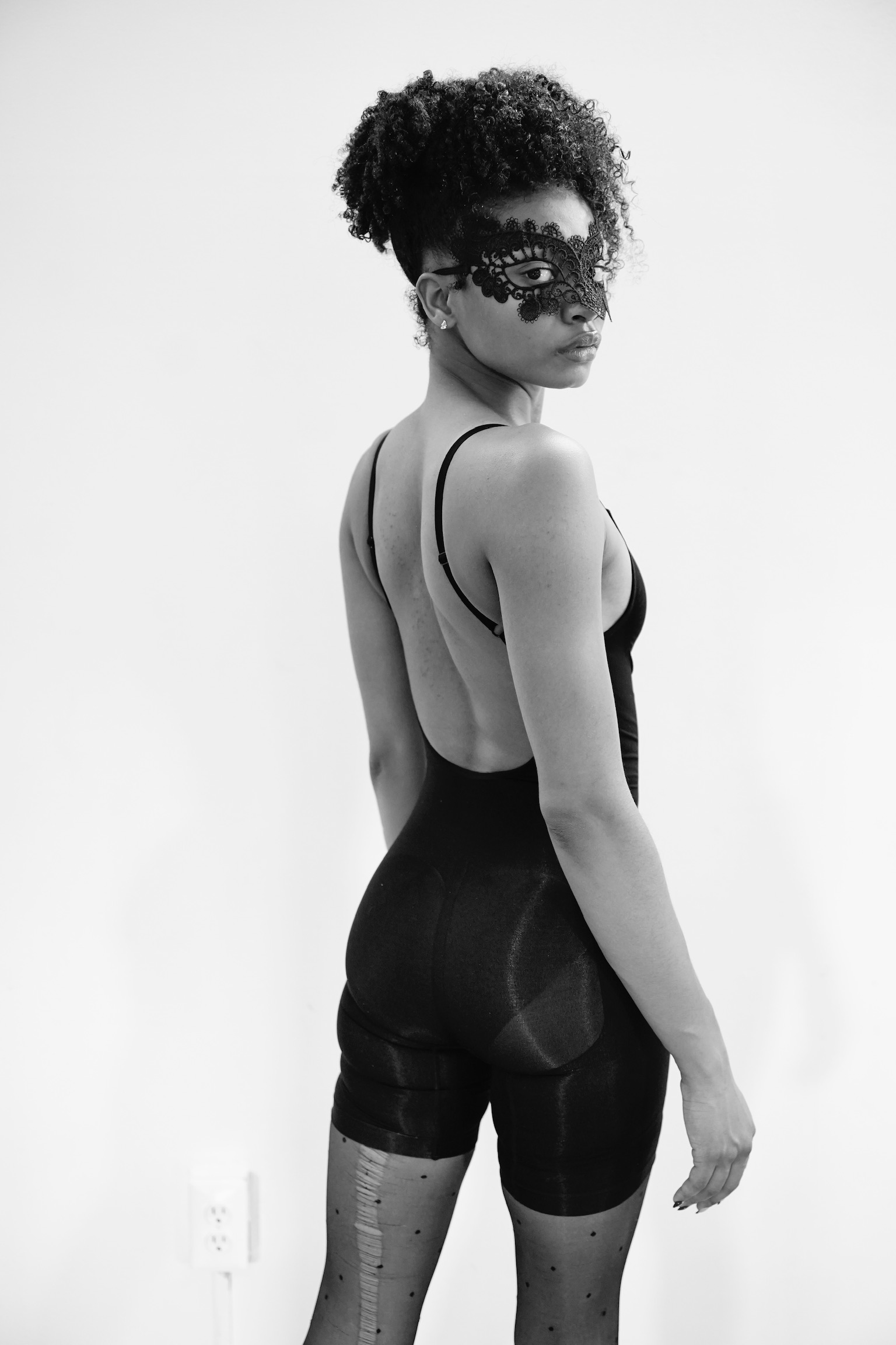 Low-Back Mid-Thigh Bodysuit, "The Unveiling" – Image 1