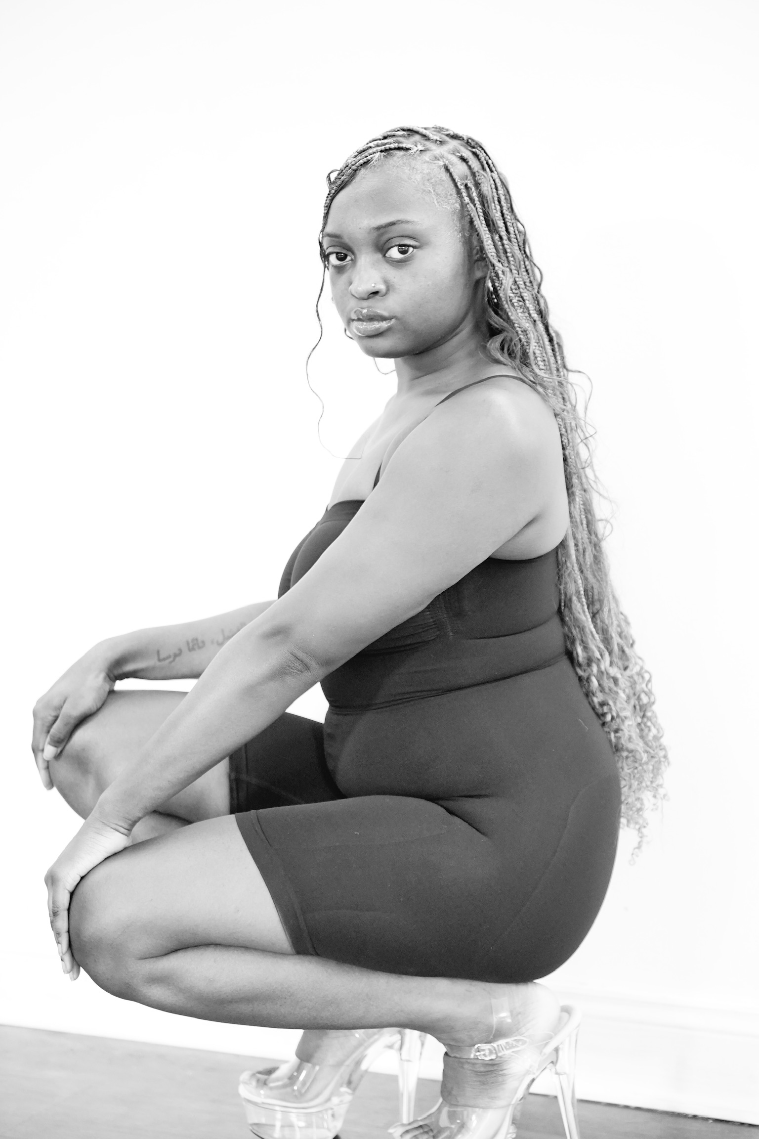 Strapless Mid-Thigh Bodysuit, "The Vestment" – Image 1