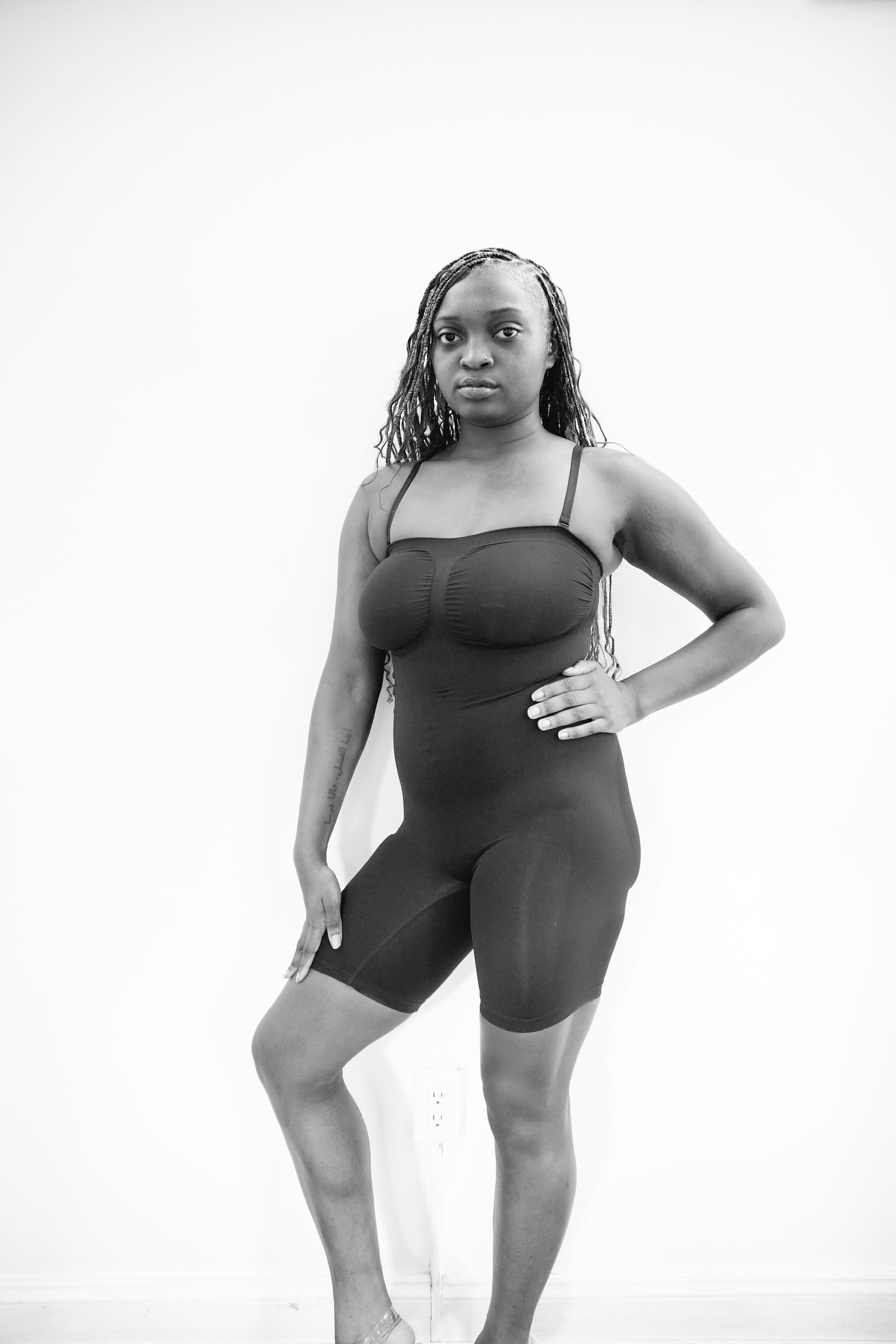 Strapless Mid-Thigh Bodysuit, "The Vestment" – Image 2