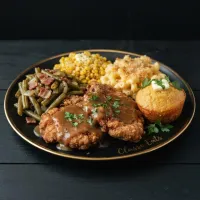 Smothered Pork Chops Plate – Image 1
