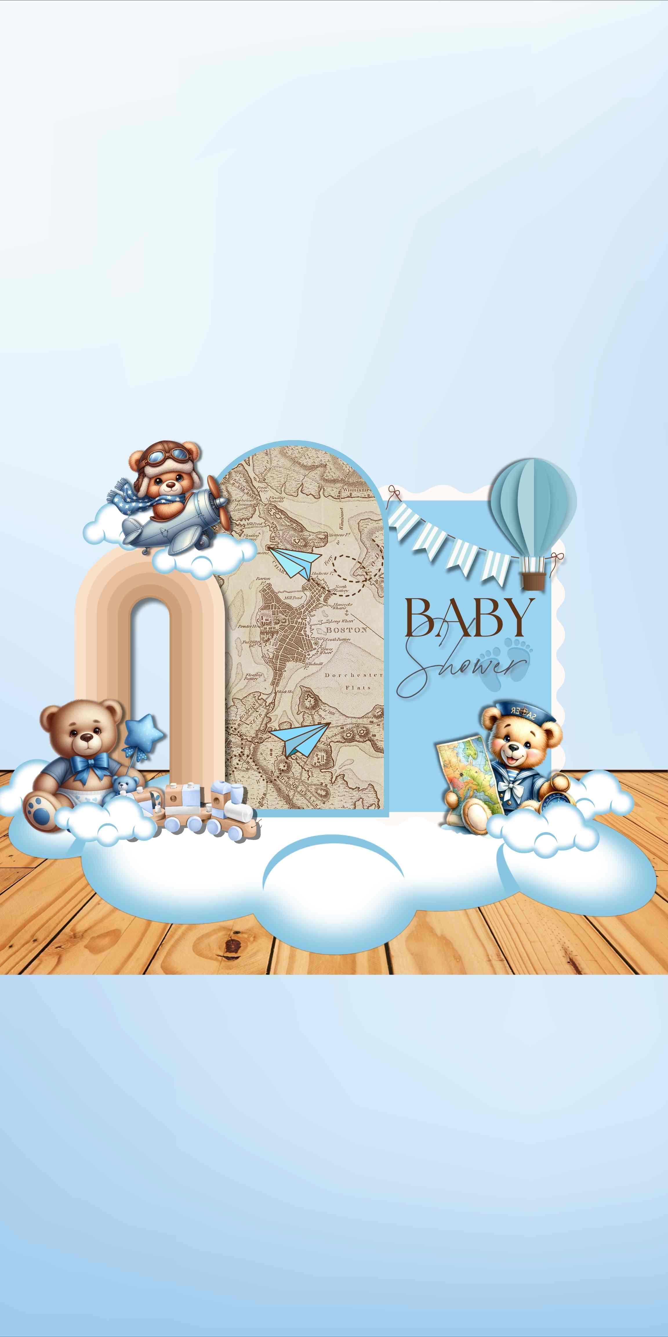 Baby Boy Adventure Baby Shower Bundle – Image 7