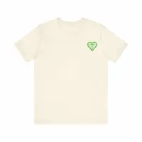 Copy of Unisex Jersey Short Sleeve Tee – Natural, M