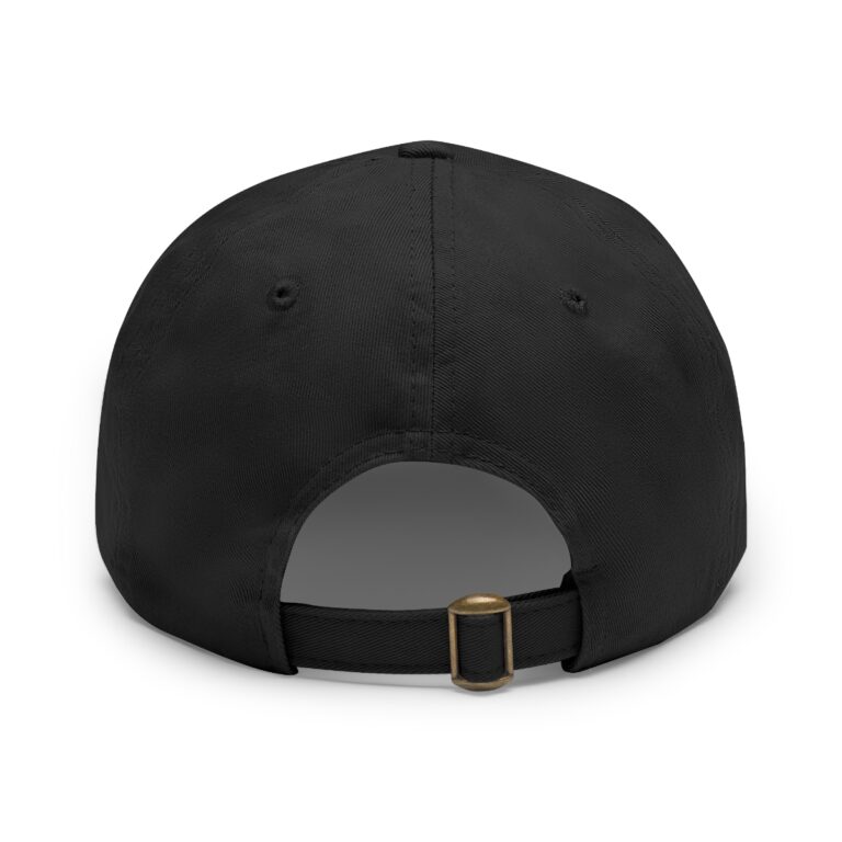 Dad Hat with Leather Patch (Round) – Image 21