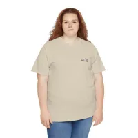 Minimal Paw Print Tee — ‘Paw’ Chest Logo Cotton T‑Shirt – Image 2