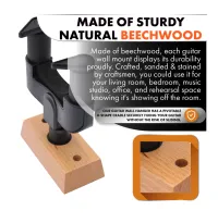 Guitar Wall Mount - Beech Wood  – Image 3