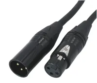 25 Foot XLR Quad Core Professional Series Microphone Cable – Image 1