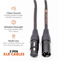 25 Ft - Artist Series - Premium XLR to XLR Microphone Cable – Image 3