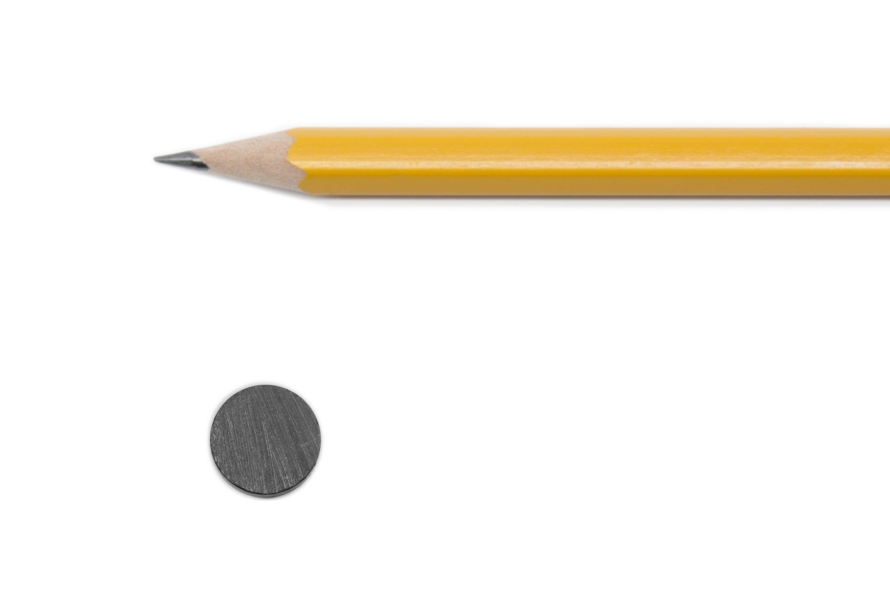 Iman ferrita, oxido férrico, medidas 12x3 – Circular