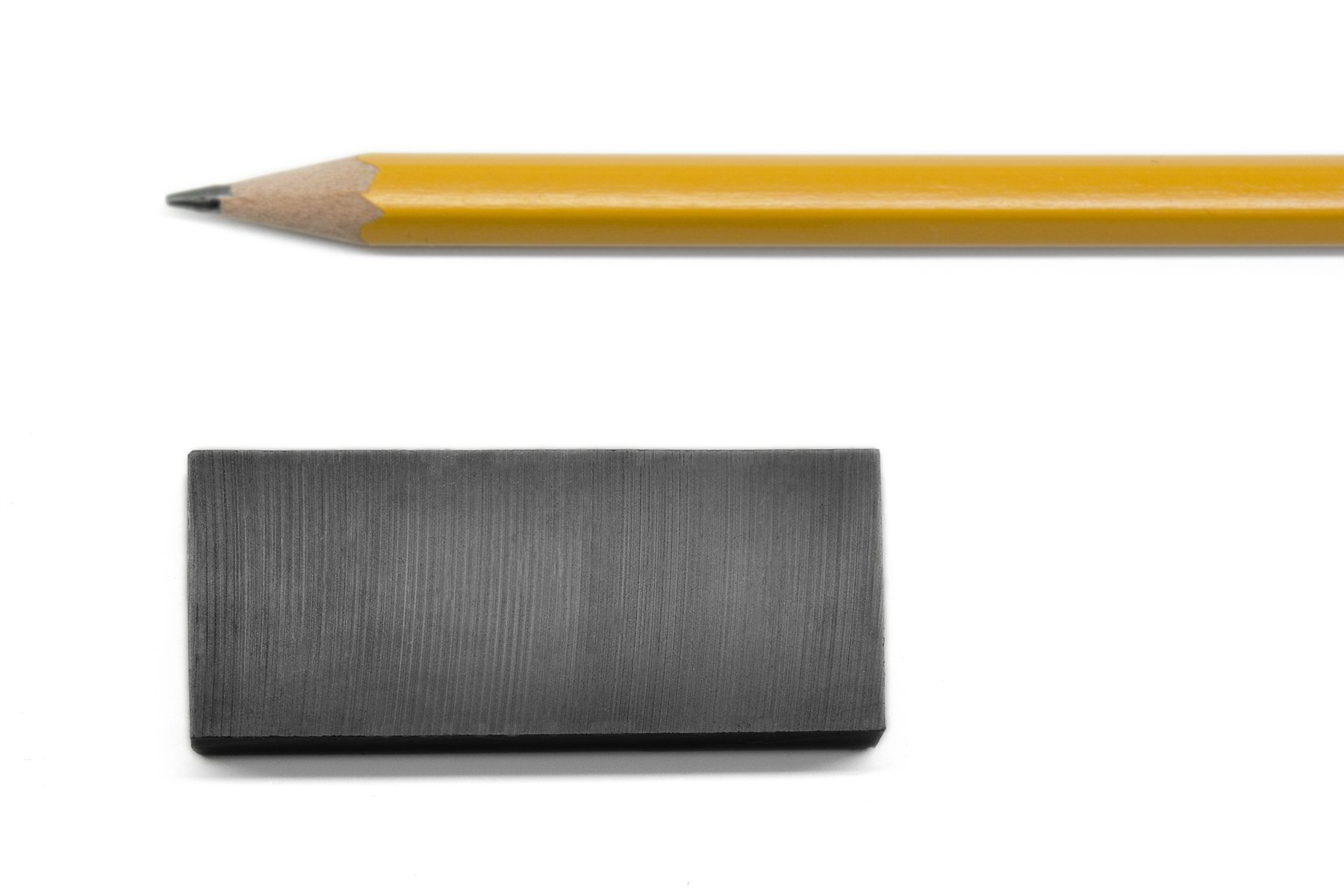 Iman ferrita, oxido férrico, medidas 53x22.5x8 – Rectangular