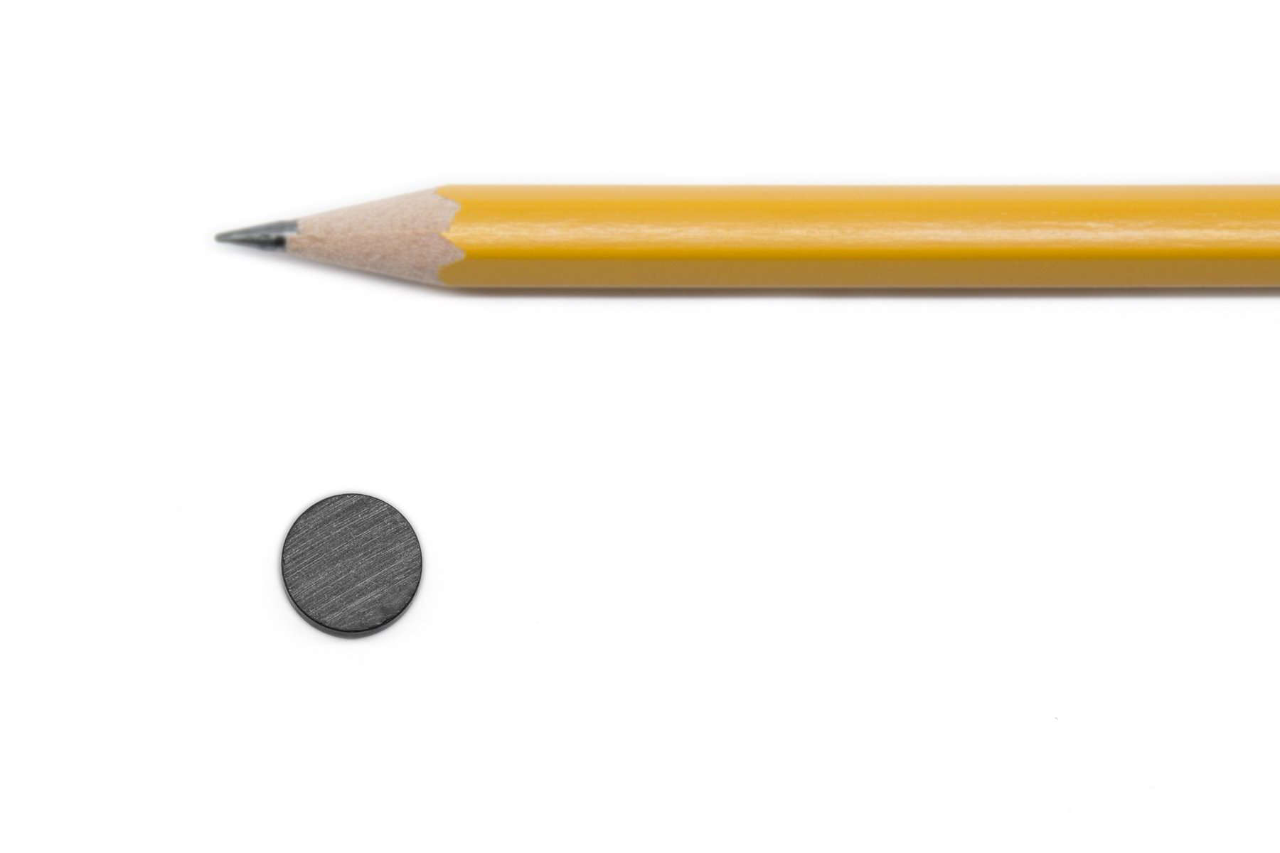 Iman ferrita, oxido férrico, medidas 10x3 – Circular
