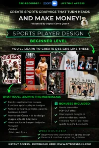 Sports Graphics Design Masterclass (Canva) – Image 2