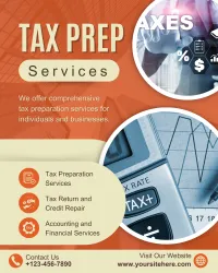 Tax Preparer Social Media Content Flyers – Image 2