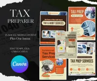 Tax Preparer Social Media Content Flyers – Image 1