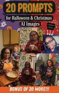 40 Halloween & Christmas AI Image Prompt Guide – Image 1