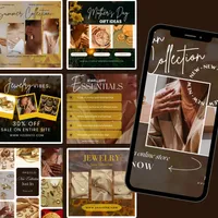 Jewelry Social Media Content Flyers – Image 1