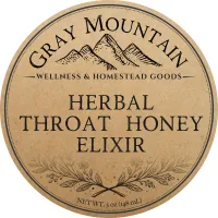 Herbal Throat Honey Elixir – 9 oz