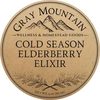 Cold Season Elderberry Elixir ( Pick - Up Only) – Image 1
