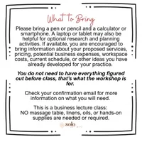 (Live) Going Solo: A Business Building Workshop for Massage Therapists - 8 CE Hours – Image 3