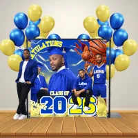 GRADUATION BACKDROP – Blue