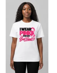I Wear Pink for My Best Friend PNG | Breast Cancer Awareness – Image 2
