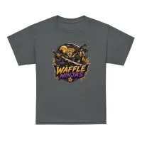Waffle Ninja Team Tee (Youth) – XS, Dark Heather
