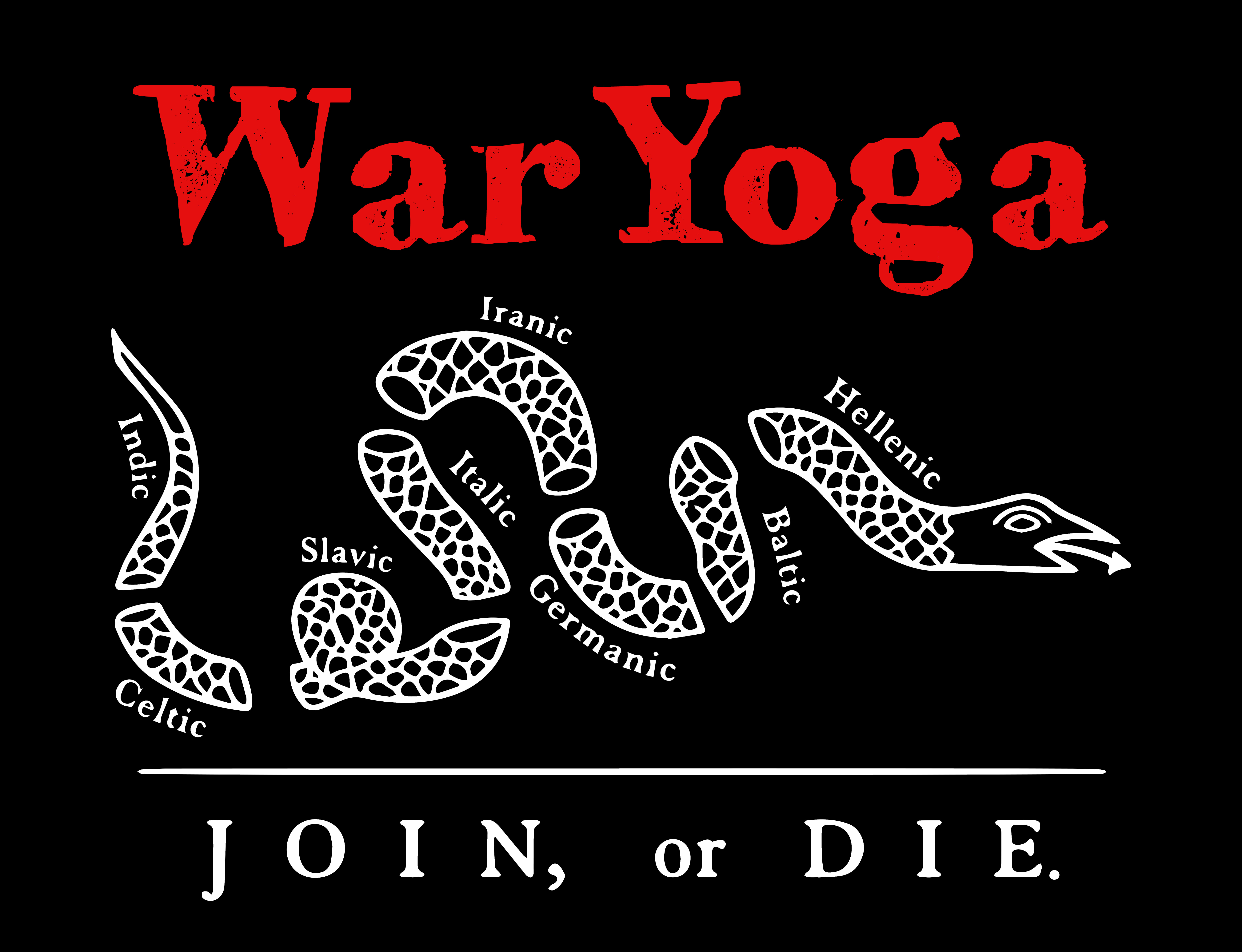 Join, or Die Indo-European Cotton t-shirt – Image 3