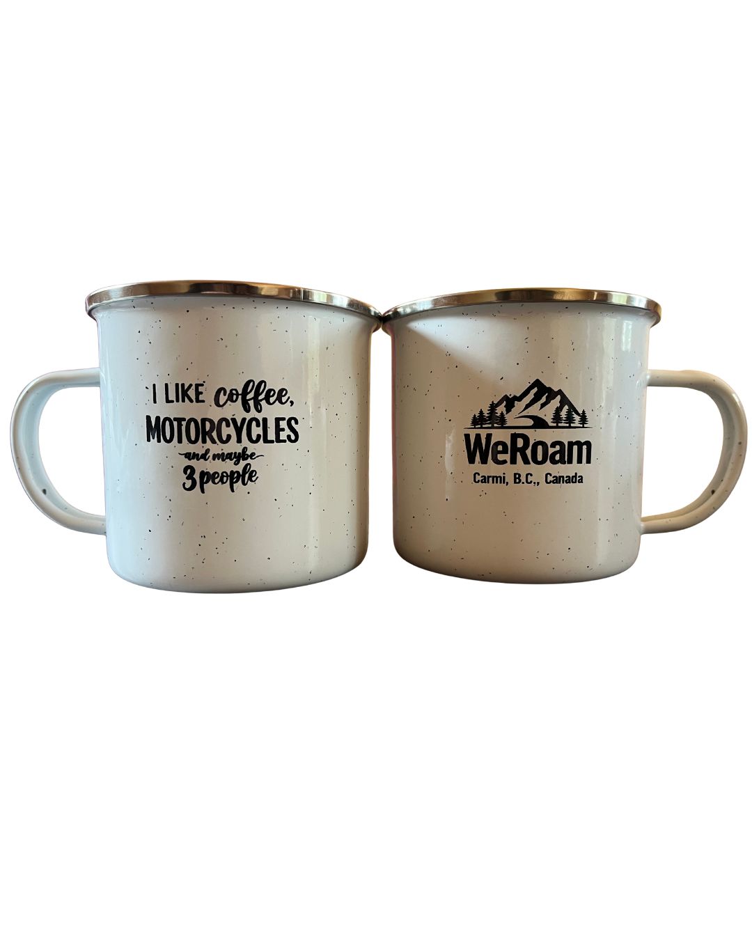 I Like Coffee, Motorcycles & Maybe 3 People Mug – White